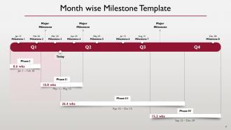 Project Milestones Plan Powerpoint Presentation Slides