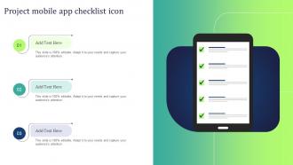 Project Mobile App Checklist Icon