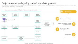 Project Monitor And Quality Control Project Integration Management PM SS