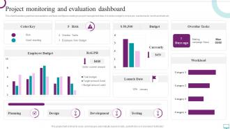 Project Monitoring And Evaluation Dashboard