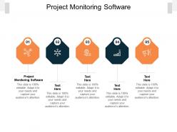 Project monitoring software ppt powerpoint presentation summary samples cpb