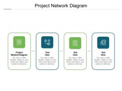 Project network diagram ppt powerpoint presentation file gridlines cpb