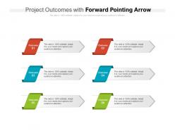 Project outcomes with forward pointing arrow
