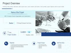 Project overview ppt powerpoint presentation ideas visuals