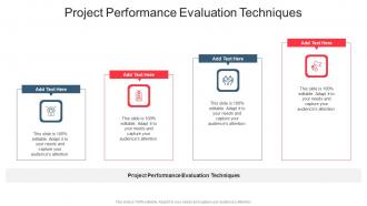 Project Performance Evaluation Techniques In Powerpoint And Google Slides Cpb