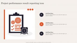 Project Performance Result Reporting Icon