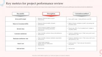 Project Performance Review Powerpoint Ppt Template Bundles Adaptable Captivating