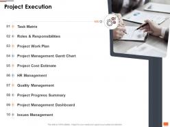 Project planning and governance project execution ppt powerpoint presentation images