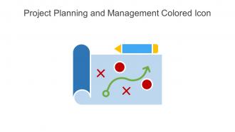 Project Planning And Management Colored Icon In Powerpoint Pptx Png And Editable Eps Format