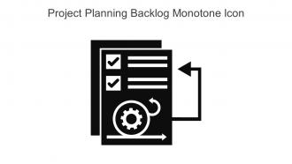 Project Planning Backlog Monotone Icon In Powerpoint Pptx Png And Editable Eps Format