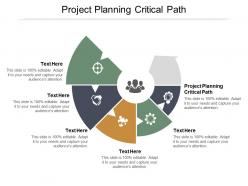 Project planning critical path ppt powerpoint presentation portfolio slideshow cpb