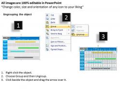 Project planning gantt chart 2013 calendar powerpoint slides ppt templates