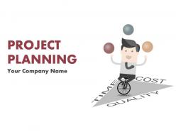 Project planning lifecycle scope and schedule powerpoint presentation slides
