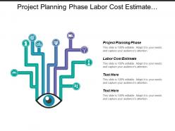 Project planning phase labor cost estimate stakeholders analysis cpb