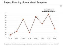 Project planning spreadsheet template ppt powerpoint presentation layouts design inspiration cpb