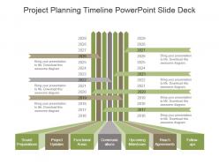 Project planning timeline powerpoint slide deck