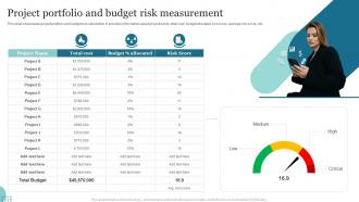 Project Portfolio And Budget Risk Measurement