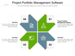 Project portfolio management software ppt powerpoint presentation infographics visual aids cpb