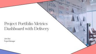 Project Portfolio Metrics Dashboard With Delivery PPT Graphics AT