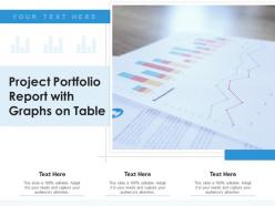 Project Portfolio Report With Graphs On Table