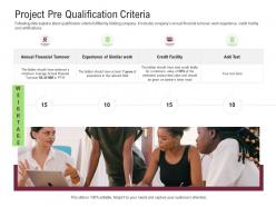Project Pre Qualification Criteria Selecting The Best Rcm Software Deal