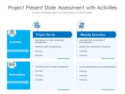 Project Present State Assessment With Activities