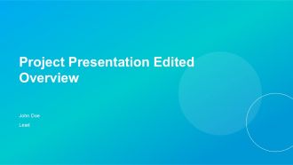 Project Presentation Edited Overview PPT Slides ACP