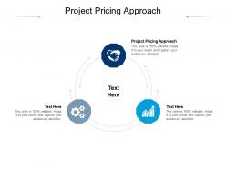 Project pricing approach ppt powerpoint presentation professional influencers cpb