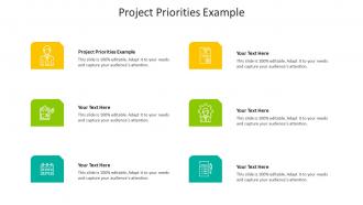 Project priorities example ppt powerpoint presentation visuals cpb