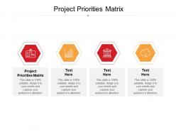 Project priorities matrix ppt powerpoint presentation layouts display cpb