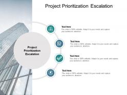 Project prioritization escalation ppt powerpoint presentation gallery example introduction cpb