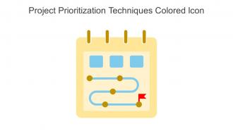 Project Prioritization Techniques Colored Icon In Powerpoint Pptx Png And Editable Eps Format