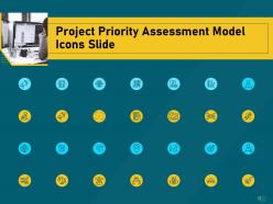 Project priority assessment model project priority assessment model icons slide ppt powerpoint tips