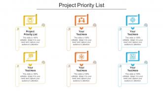 Project priority list ppt powerpoint presentation file example cpb