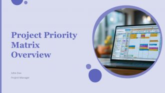 Project Priority Matrix Overview PPT Example ACP