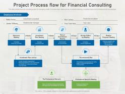Project process flow for financial consulting