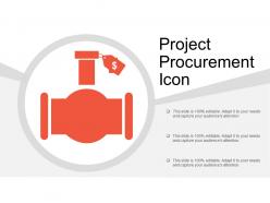 Project procurement icon