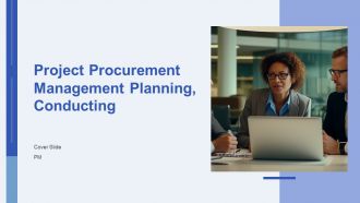 Project Procurement Management Planning Conducting PPT Mockup AT