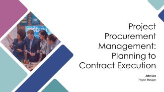Project Procurement Management Planning To Contract Execution PPT Summary AT