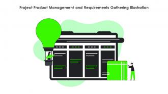 Project Product Management And Requirements Gathering Illustration