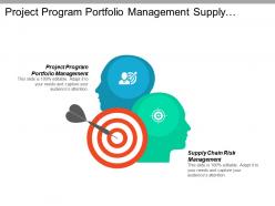 Project program portfolio management supply chain risk management cpb