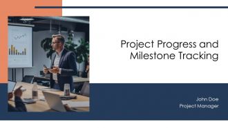 Project Progress And Milestone Tracking PPT Sample AT