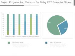 Project Progress And Reasons For Delay Ppt Examples Slides