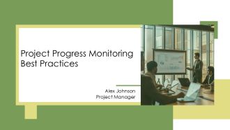 Project Progress Monitoring Best Practices PPT Graphics AT