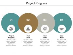 Project progress ppt powerpoint presentation infographic template designs download cpb