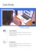 Project Proposal Case Study One Pager Sample Example Document