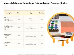 Project Proposal For Painting Powerpoint Presentation Slides
