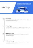 Project Proposal Site Map One Pager Sample Example Document