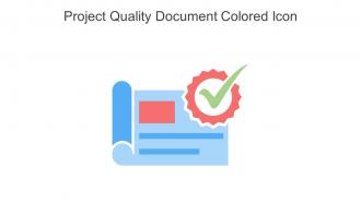 Project Quality Document Colored Icon In Powerpoint Pptx Png And Editable Eps Format