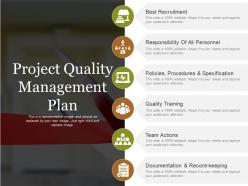 Project quality management plan powerpoint templates